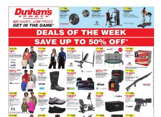 Dunham’s Sports Weekly Ad Jan 18 – Jan 23, 2025