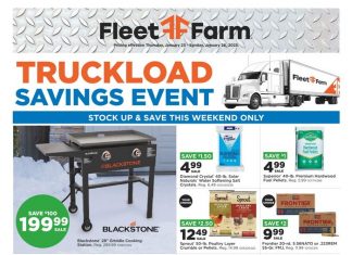 Fleet Farm Weekend Ad Jan 23 – Jan 26, 2025