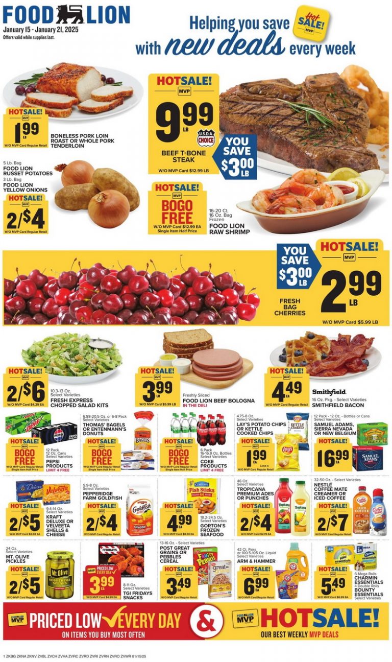 Food Lion Weekly Ad Jan 15 Jan 21, 2025
