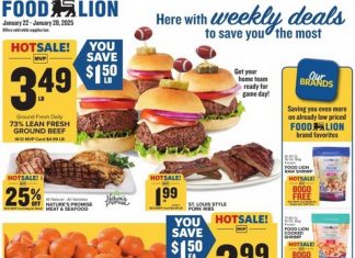 Food Lion Weekly Ad Jan 22 – Jan 28, 2025