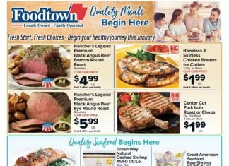 Foodtown Weekly Ad Jan 03 – Jan 09, 2025