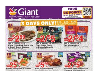 Giant Food Weekly Ad Jan 31 – Feb 06, 2025