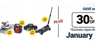 Harbor Freight January Savings Event Jan 21 – Jan 26, 2025