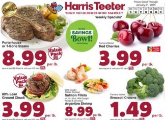 Harris Teeter Weekly Ad Jan 15 – Jan 21, 2025