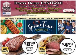 Harter House Weekly Ad Jan 29 – Jan 04, 2025