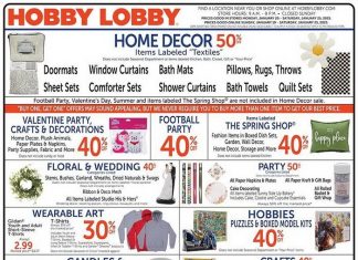 Hobby Lobby Weekly Ad Jan 19 – Jan 25, 2025
