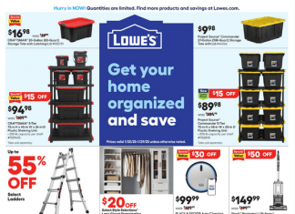 Lowe’s Weekly Ad Jan 23 – Jan 29, 2025