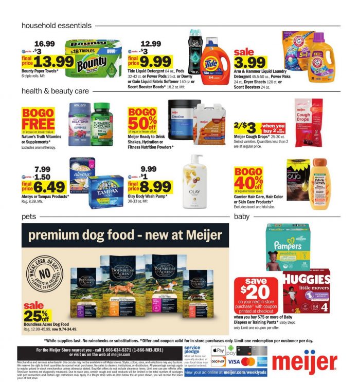 Meijer Weekly Ad Jan 12 Jan 18, 2025