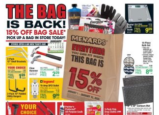 Menards Weekly Ad Jan 01 – Jan 12, 2025