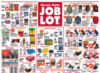 Ocean State Job Lot Weekly Ad Jan 16 – Jan 22, 2025