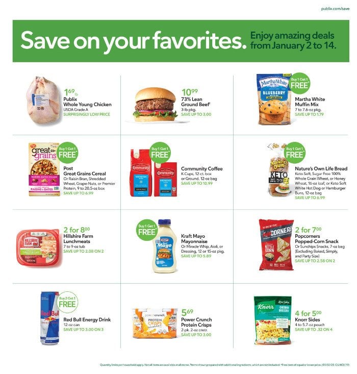 Publix Weekly Ad Jan 08 Jan 14, 2025
