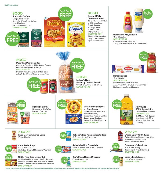 Publix Weekly Ad Jan 15 Jan 21, 2025