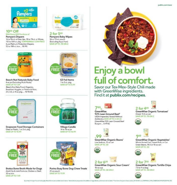 Publix Weekly Ad Jan 22 Jan 28, 2025