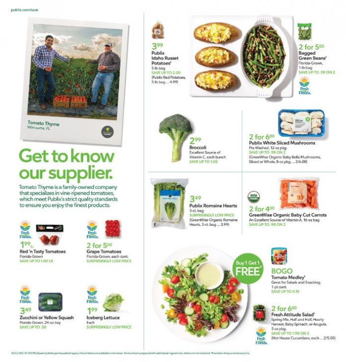 Publix Weekly Ad Jan 22 Jan 28, 2025