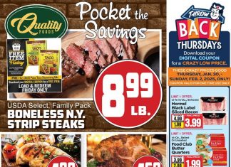 Quality Foods Weekly Ad Jan 29 – Feb 04, 2025 (Valentine’s Day Promotion Included)