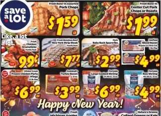 Save A Lot Weekly Ad Dec 29, 2024 – Jan 12, 2025 (New Year Promotion Included)