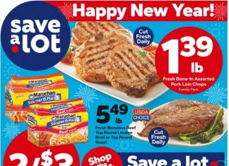 Save A Lot Weekly Ad Jan 01 – Jan 07, 2025 (New Year Promotion Included)