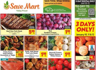Save Mart Supermarkets Weekly Ad Jan 08 – Jan 14, 2025