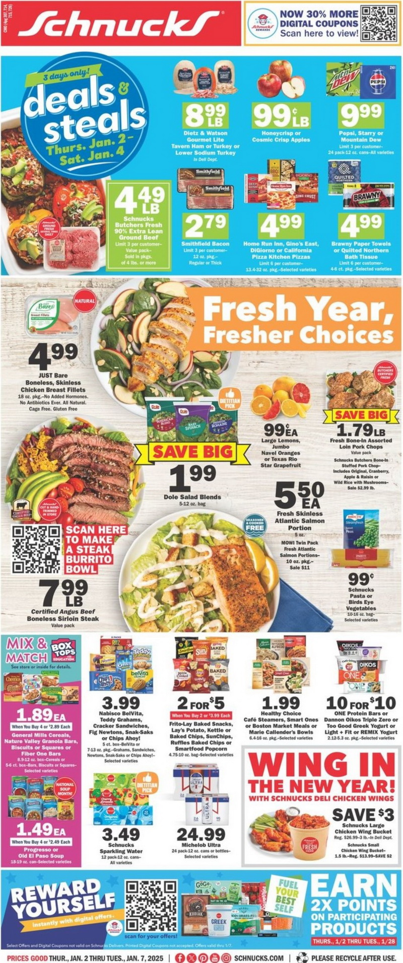 Schnucks Weekly Ad Jan 02 Jan 07, 2025 (Back To School Promotion Included)