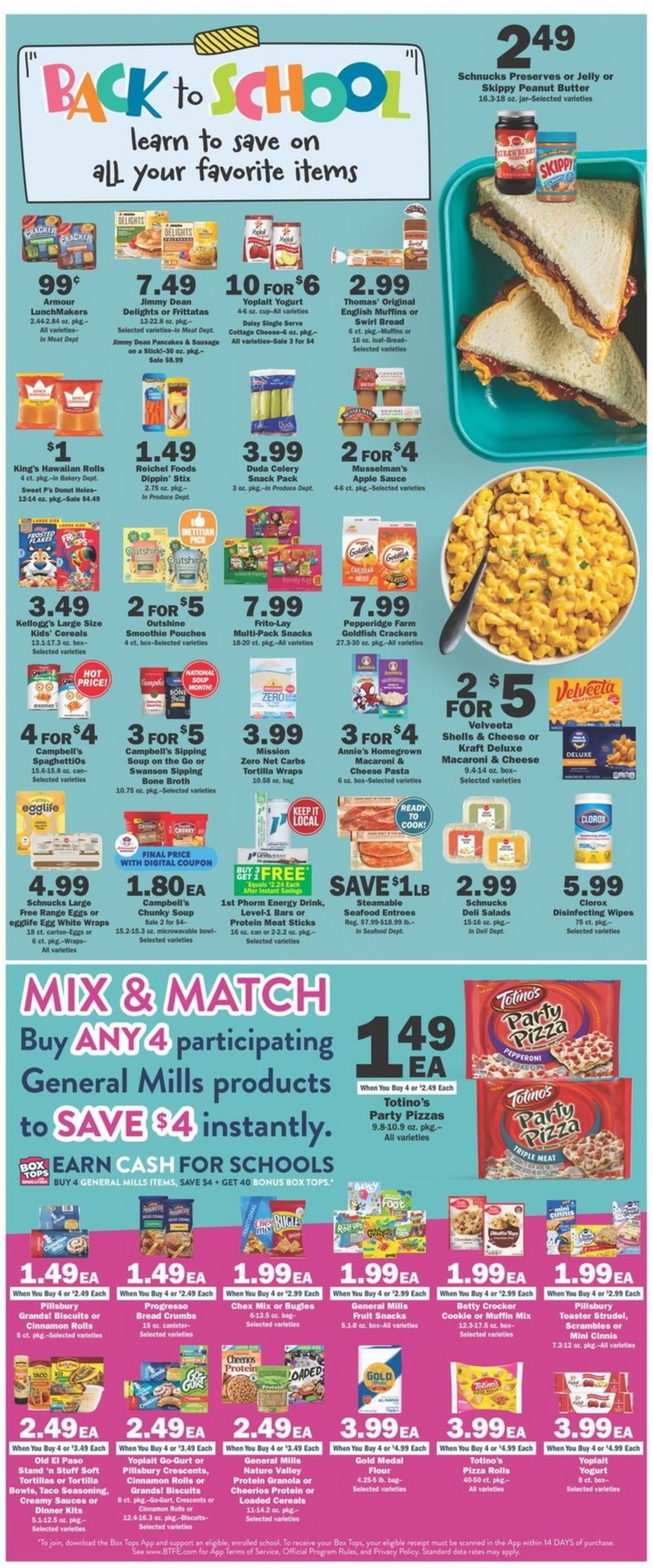 Schnucks Weekly Ad Jan 02 Jan 07, 2025 (Back To School Promotion Included)