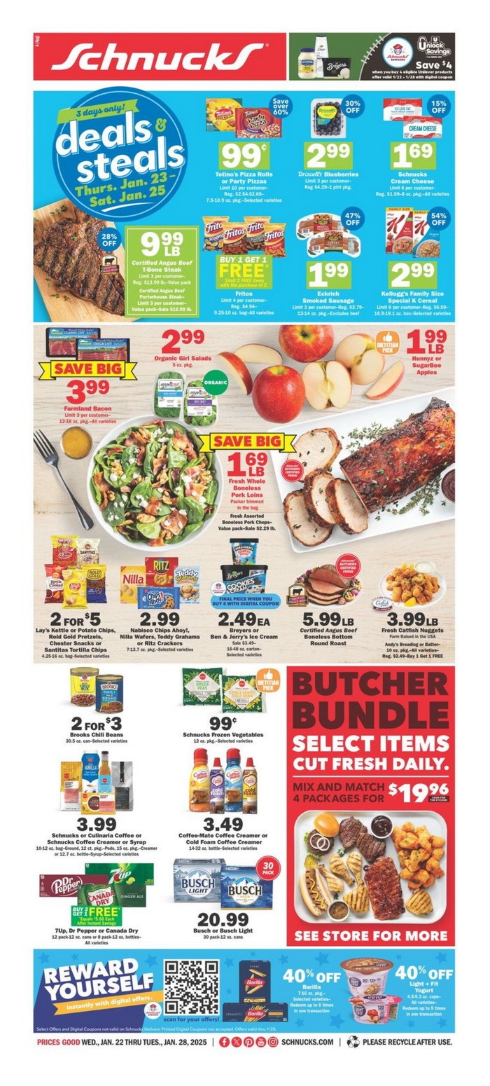Schnucks Weekly Ad Jan 22 Jan 28, 2025