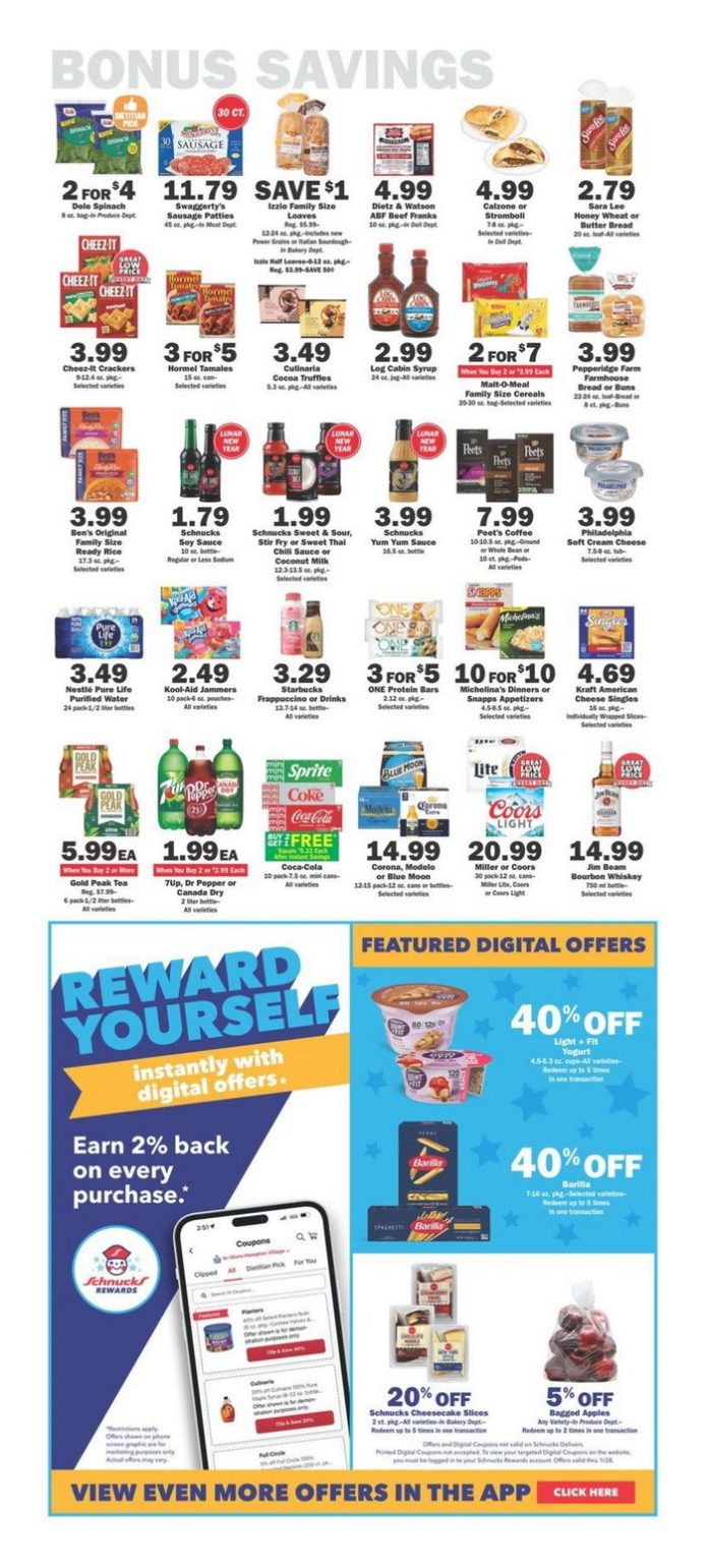 Schnucks Weekly Ad Jan 22 Jan 28, 2025