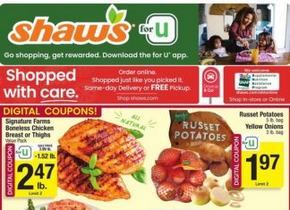 Shaw’s Weekly Ad Jan 10 – Jan 16, 2025