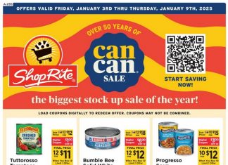 ShopRite Weekly Ad Jan 03 – Jan 09, 2025