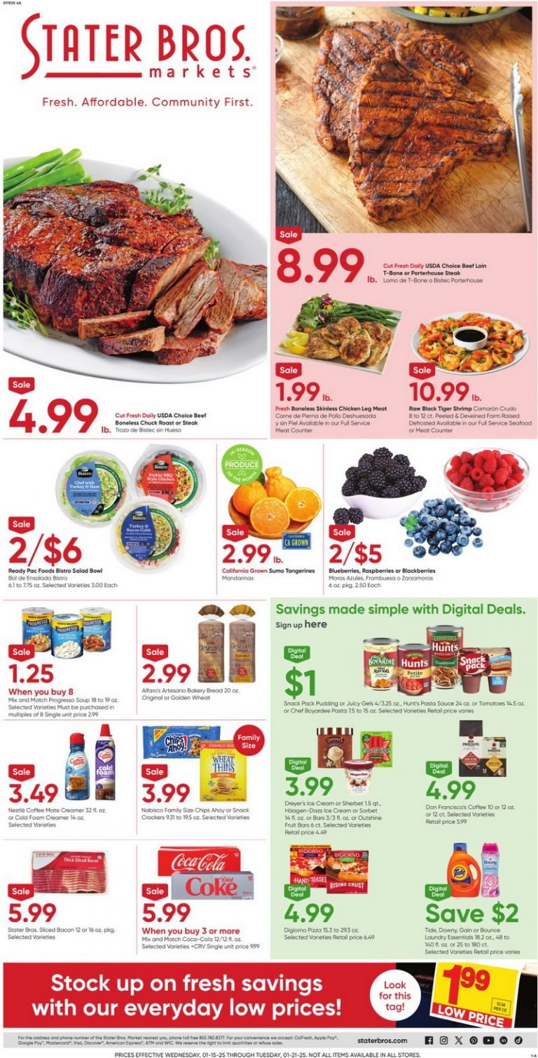 Stater Bros Weekly Ad Jan 15 Jan 21, 2025