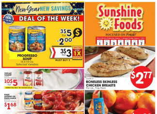 Sunshine Foods Weekly Ad Jan 01 – Jan 07, 2025 (New Year Promotion Included)