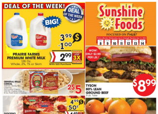 Sunshine Foods Weekly Ad Jan 08 – Jan 14, 2025