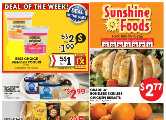 Sunshine Foods Weekly Ad Jan 22 – Jan 28, 2025