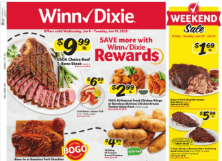 Winn-Dixie Weekly Ad Jan 08 – Jan 14, 2025