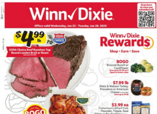 Winn-Dixie Weekly Ad Jan 22 – Jan 28, 2025