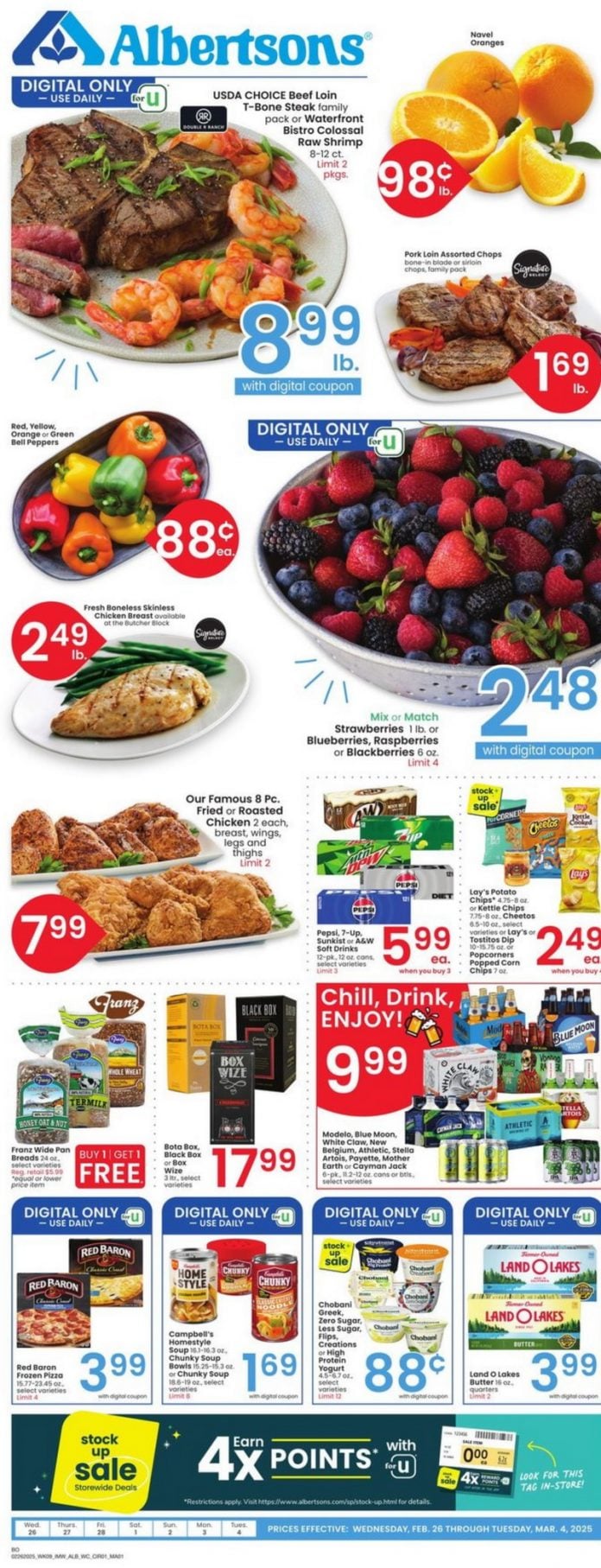 Albertsons Weekly Ad Feb 26 Mar 04, 2025