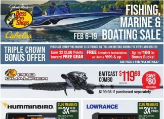 Bass Pro Shops Fishing, Marine & Boating Sale Feb 06 – Feb 19, 2025