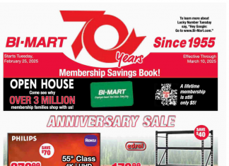 Bi-Mart Anniversary Sale Ad Feb 25 – Mar 10, 2025