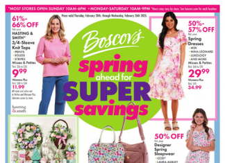 Boscov’s Weekly Ad Feb 20 – Feb 26, 2025