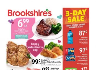 Brookshire’s Weekly Ad Feb 12 – Feb 18, 2025 (Valentine’s Day Promotion Included)