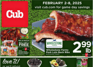 Cub Foods Weekly Ad Feb 02 – Feb 08, 2025 (Valentine’s Day Promotion Included)