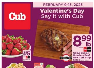 Cub Foods Weekly Ad Feb 09 – Feb 15, 2025 (Valentine’s Day Promotion Included)