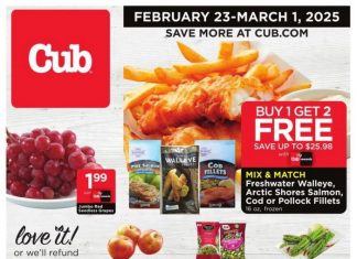 Cub Foods Weekly Ad Feb 23 – Mar 01, 2025