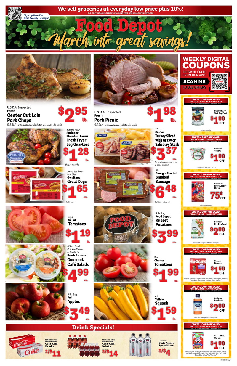 Food Depot Weekly Ad Feb 24 Mar 02, 2025
