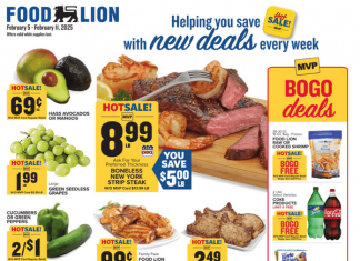Food Lion Weekly Ad Feb 05 – Feb 11, 2025
