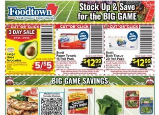 Foodtown Weekly Ad Feb 07 – Feb 13, 2025