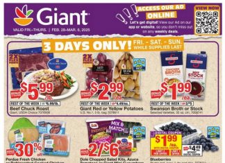 Giant Food Weekly Ad Feb 28 – Mar 06, 2025
