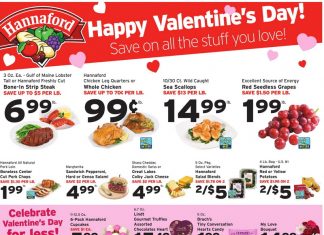 Hannaford Weekly Ad Feb 09 – Feb 15, 2025 (Valentine’s Day Promotion Included)