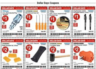 Harbor Freight Dollar Days Coupon Sale Feb 27 – Mar 12, 2025