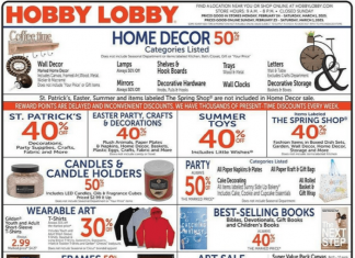 Hobby Lobby Weekly Ad Feb 23 – Mar 01, 2025