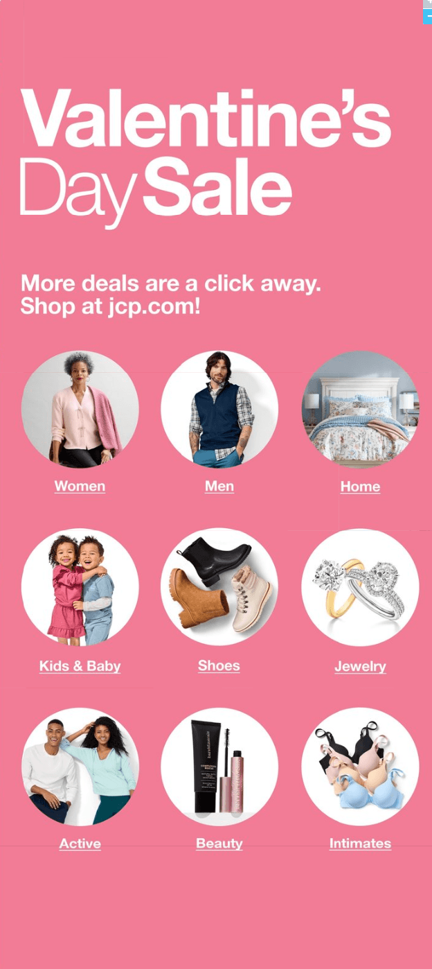 JCPenney Valentine's Day Sale Feb 03 Feb 13, 2025